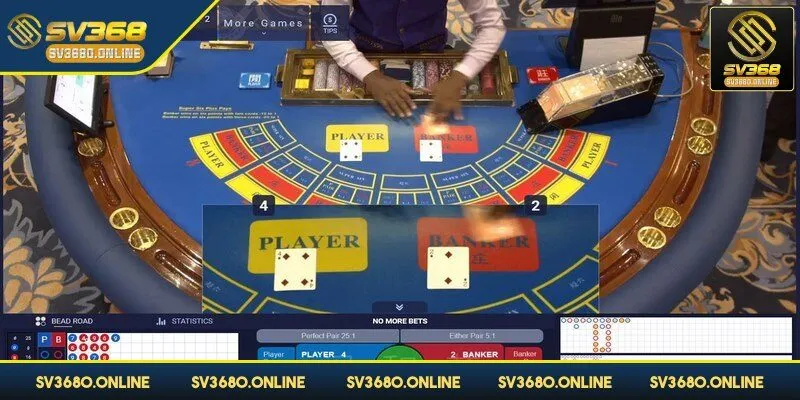 Baccarat Online SV368 - Game siêu hot, thưởng siêu mê 2 Baccarat Online SV368 đưa ra nhiều mức cược khác nhau