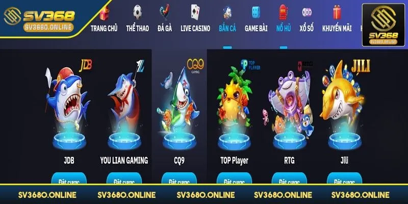 CQ9 SV368: Thiên đường nổ hũ và bắn cá không thể bỏ lỡ 2 CQ9 SV368 là nhà cung cấp game hàng đầu tại châu Á
