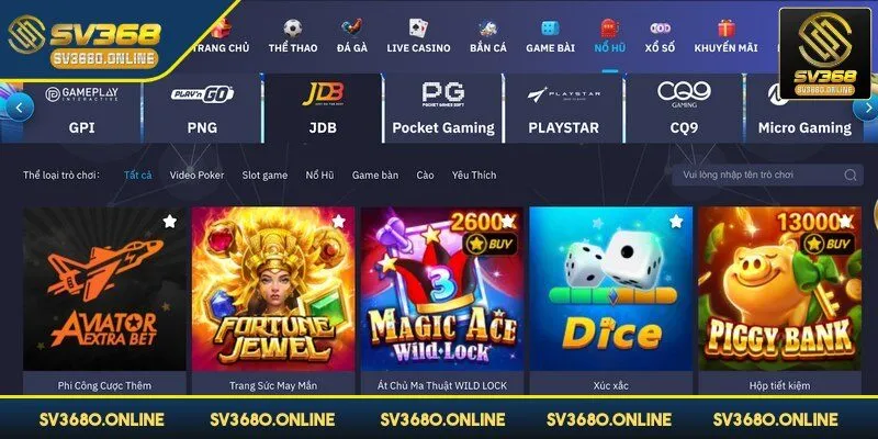 JDB SV368 - Kho game bất tận dành cho anh em cược thủ 2 JDB Gaming - Thương hiệu game hàng đầu khu vực Châu Á.
