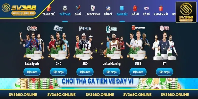 Thể thao SV368 - Sảnh cược hấp dẫn có không gian kỳ ảo 1 Chuyên mục thể thao SV368 cung cấp nguồn thông tin dồi dào